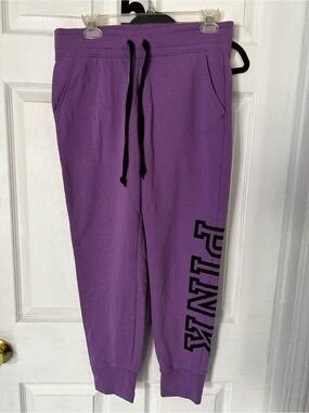Victoria's Secret PINK Lavender Graphic Sweatpants